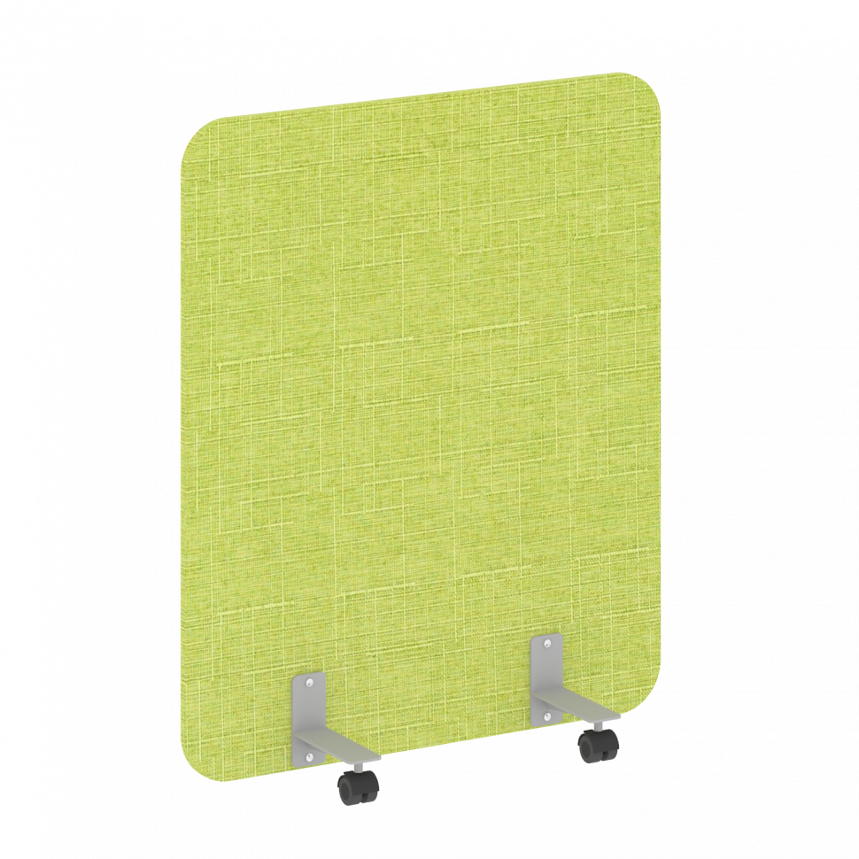 R-line soft Перегородка на металлических опорах, на роликах AP.R-100-120 Romeo 07/Металл Серый 1000*