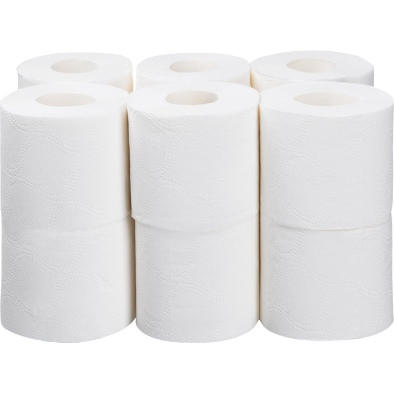 Бумага туалетная Luscan Comfort 2сл бел 100%цел втул 21,88м 175л 12рул/уп