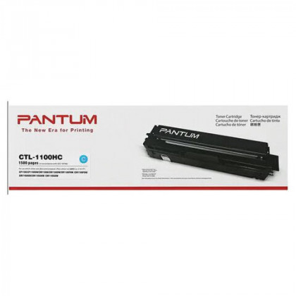 Картридж лазерный PANTUM (CTL-1100HC) CP1100/CM1100, голубой, оригинальный, ресурс 1500 страниц
