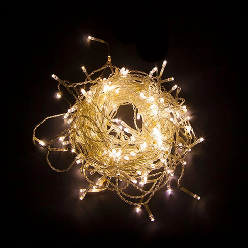 Гирлянда светодиодная Feron CL18 занав 1,5x1,5м+3м 230V 2700К теп бел 32326