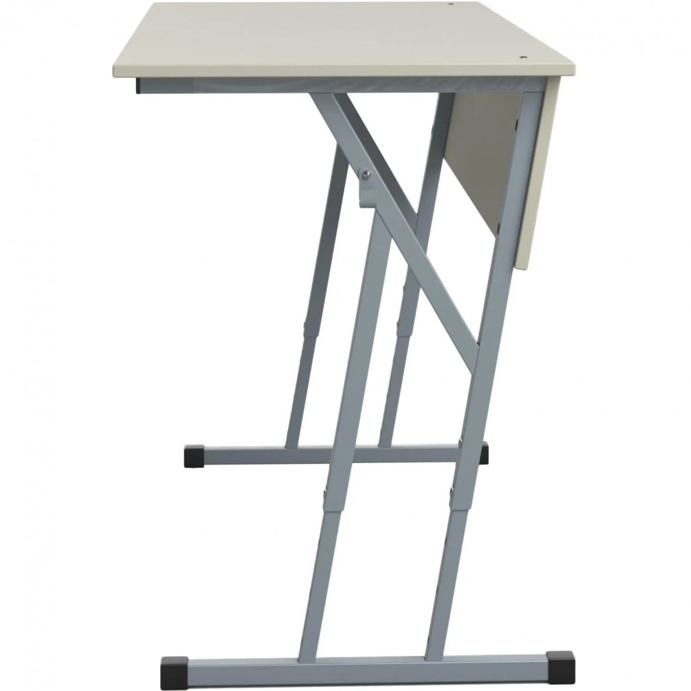 Парта MET_Комус Мебель Стол ученический 2-местный 3-7р.г. серый/серый НОВ