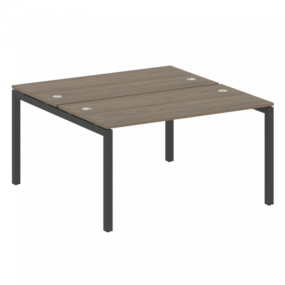 Metal System Quattro Рабочая станция на П-образном м/к 50БП.РАС-СП-2.3 Вяз Благородный/Металл Антрац Metal System Quattro Рабочая станция на П-образном м/к 50БП.РАС-СП-2.3 Вяз Благородный/Металл Антрац