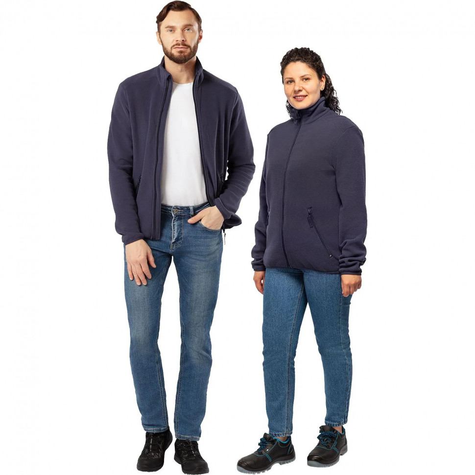 Толстовка флис цв. синий (200гр.) р. 56-58/170-176