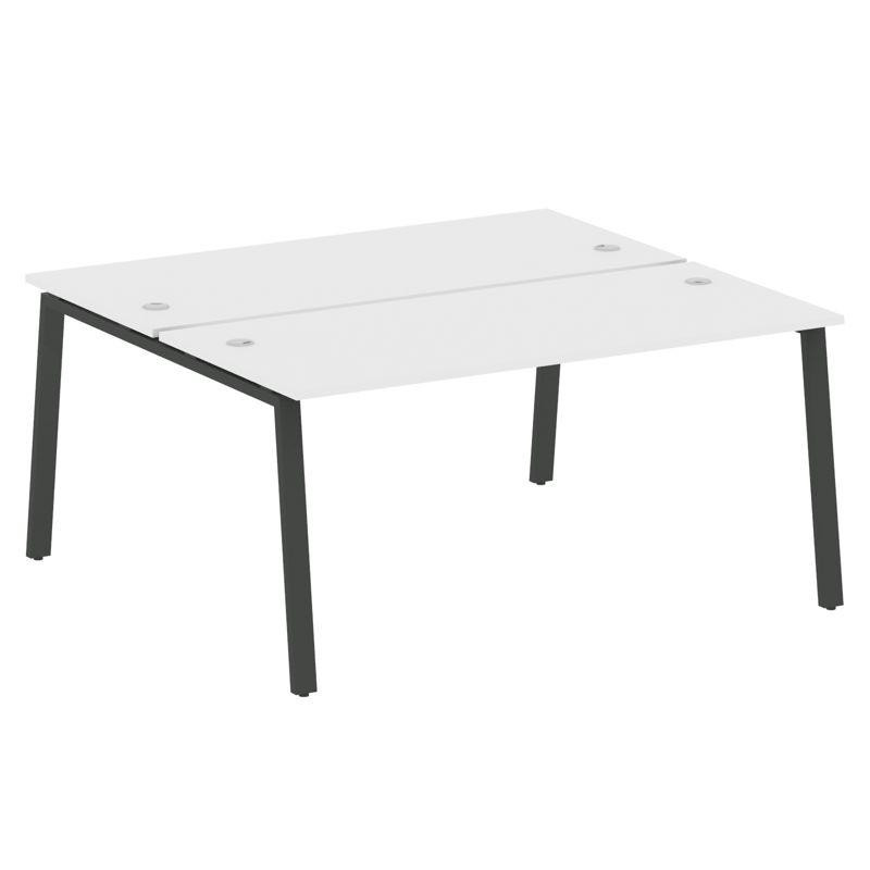 Metal System Рабочая станция на А-образном м/к БА.РАС-СП-2.4 Белый/Металл Антрацит 1600*1475*750 Metal System Рабочая станция на А-образном м/к БА.РАС-СП-2.4 Белый/Металл Антрацит 1600*1475*750