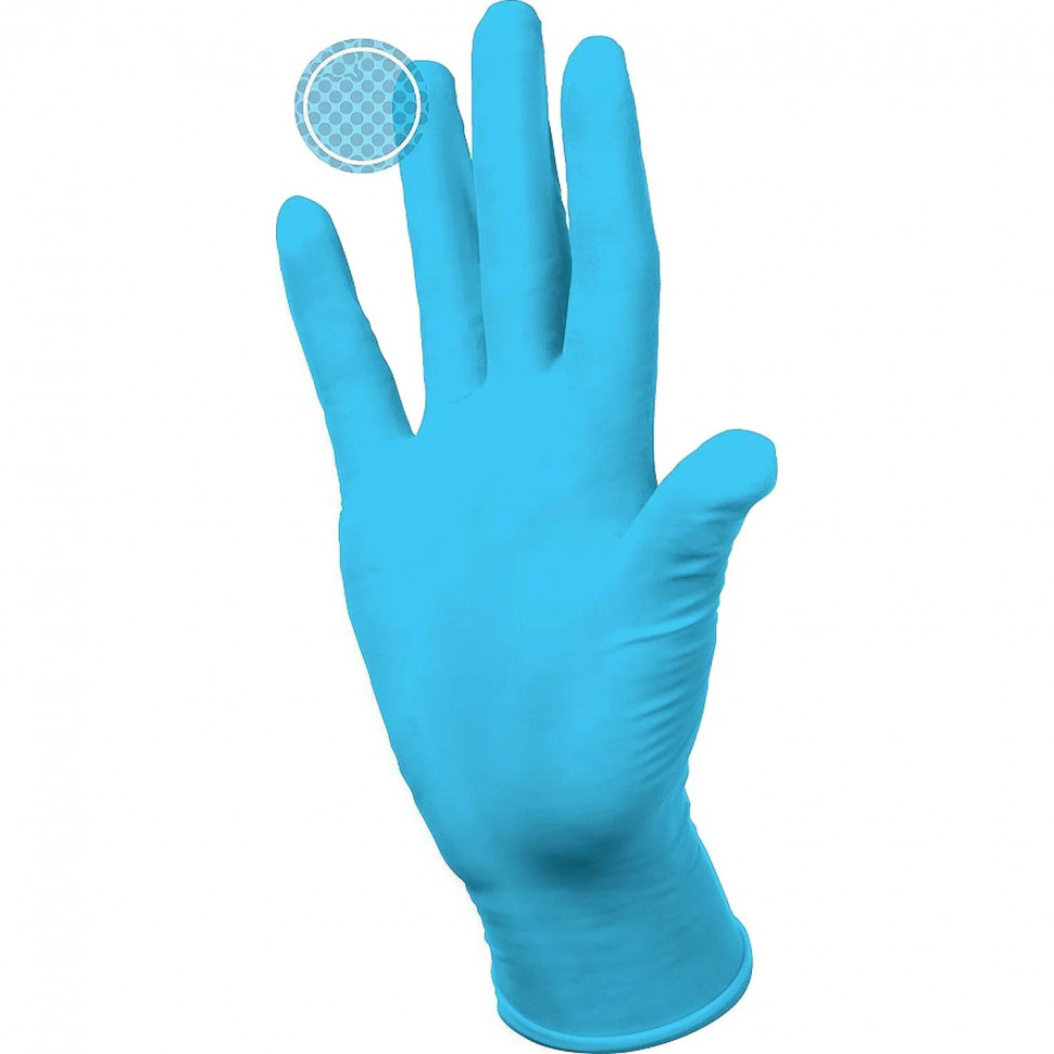 Перчатки мед.смотров. нитрил., нестер, MANUAL RN 707 (L) 50пар,ПС