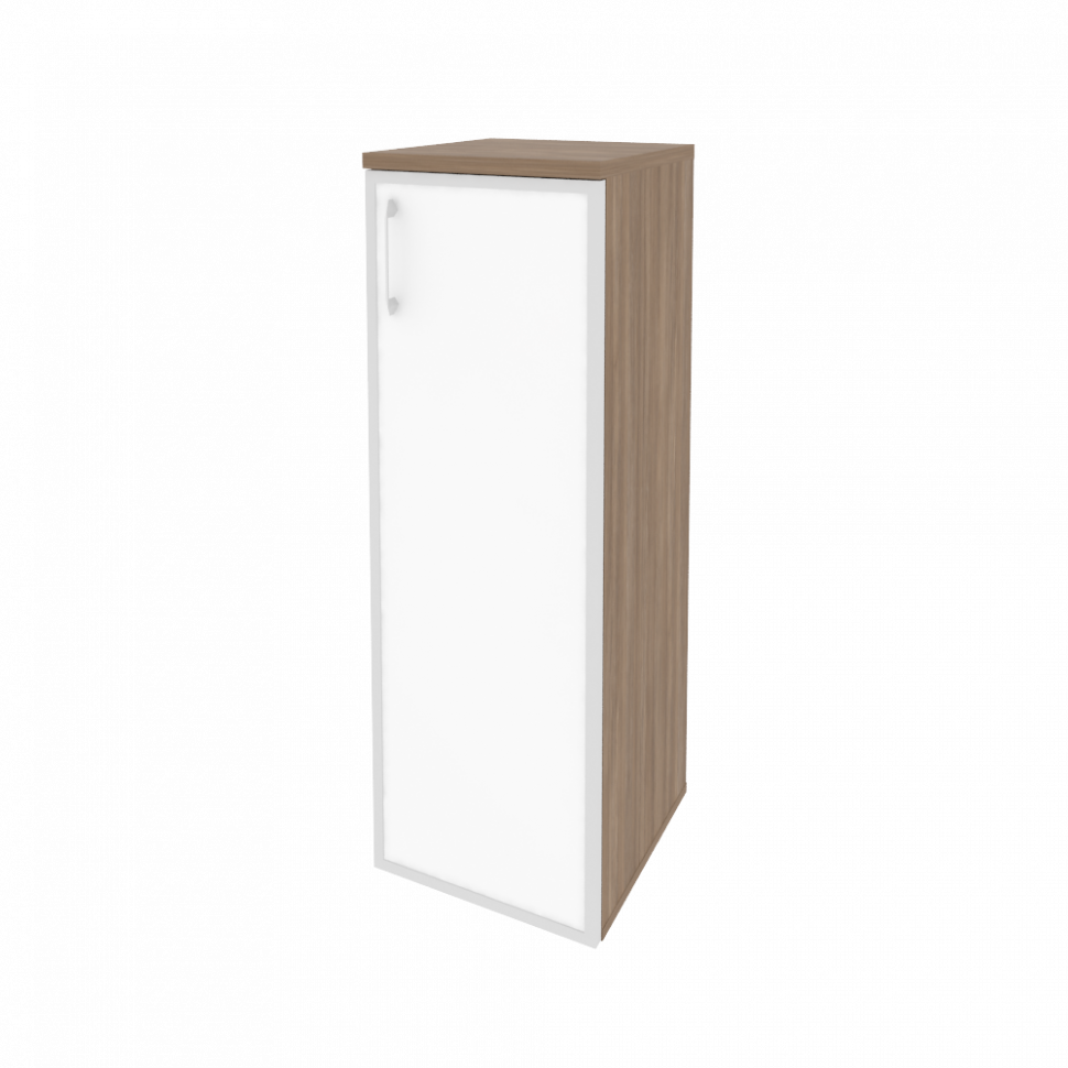 Onix Шкаф средний узкий правый O.SU-2.4 R (R) white Дуб Аризона/Стекло White 400*420*1207 Onix Шкаф средний узкий правый O.SU-2.4 R (R) white Дуб Аризона/Стекло White 400*420*1207