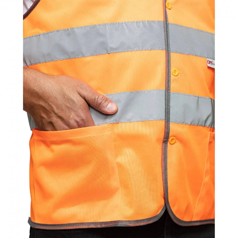 Жилет сигнальный Тип2Т, цв.оранж.(р.ХХL/56-58)