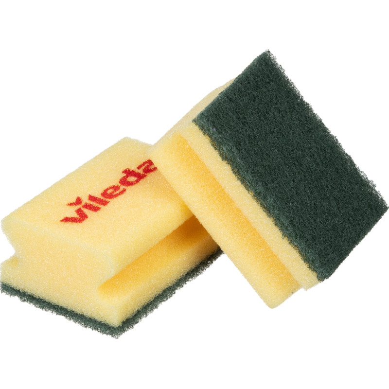 Губки абразивная Vileda средней жесткости 9,5x, 10 шт.125604