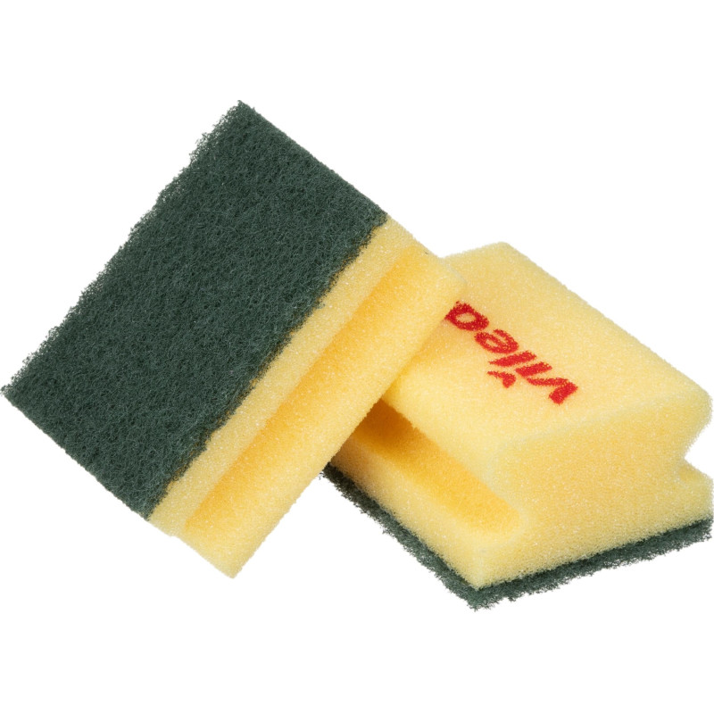 Губки абразивная Vileda средней жесткости 9,5x, 10 шт.125604