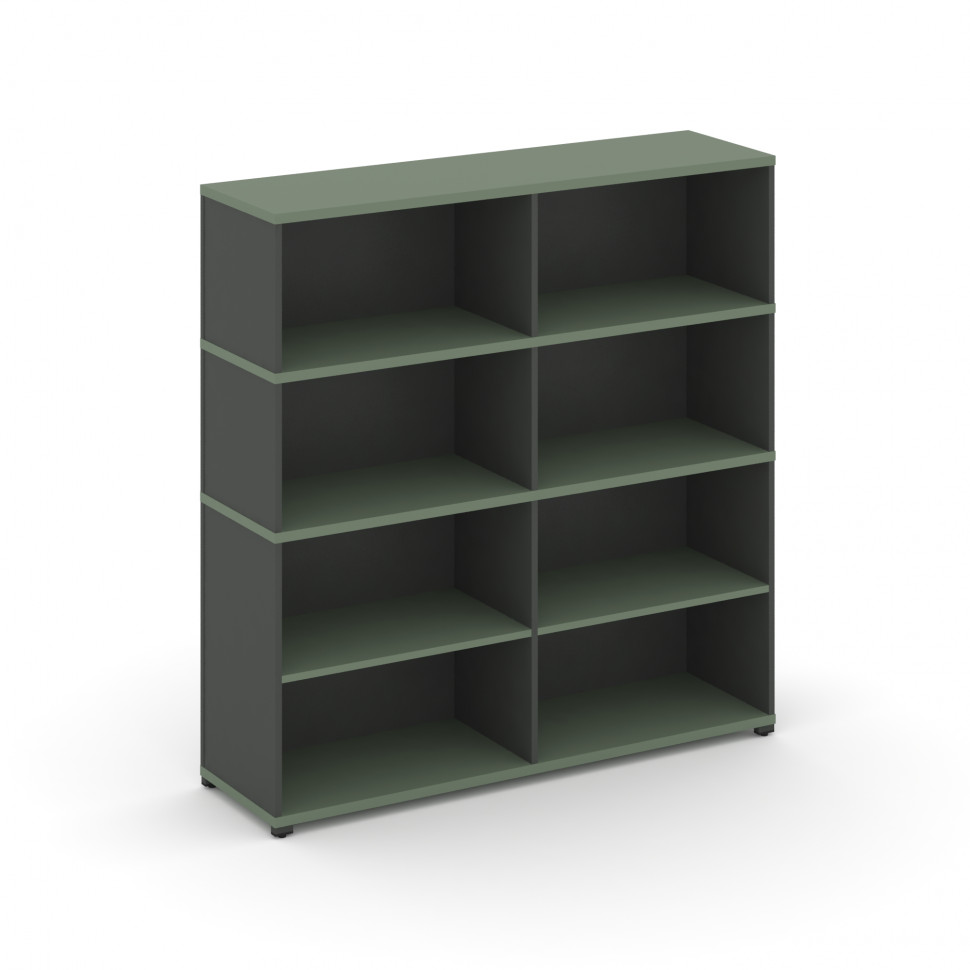 Concept Стеллаж опорный/приставной с надставкой выс. CN.SOPO-008 Кобо/Антрацит/Металл Антрацит 1480*