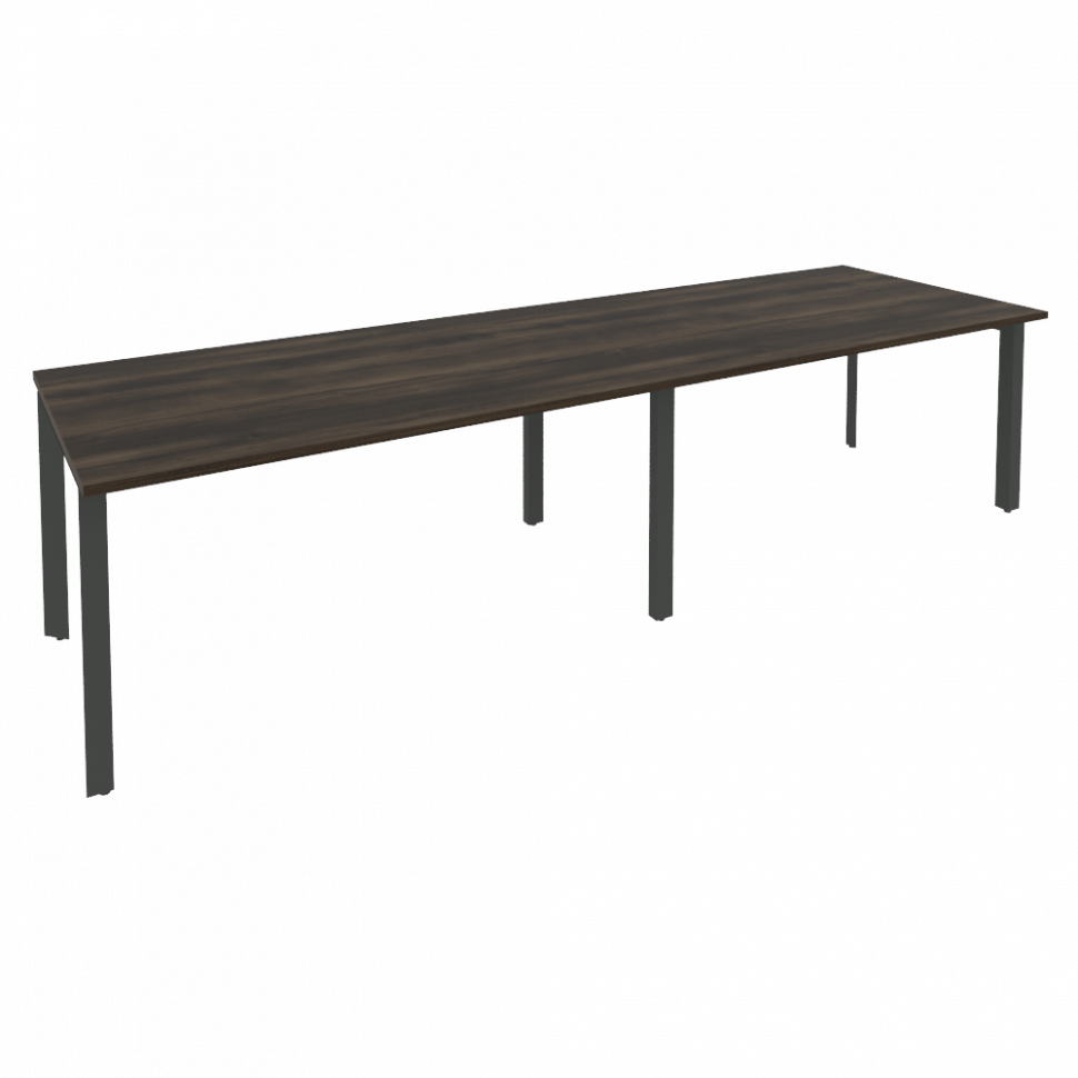 Onix Стол переговорный O.MP-PRG-2.4 Дуб Мали/Металл Антрацит 3160*980*750