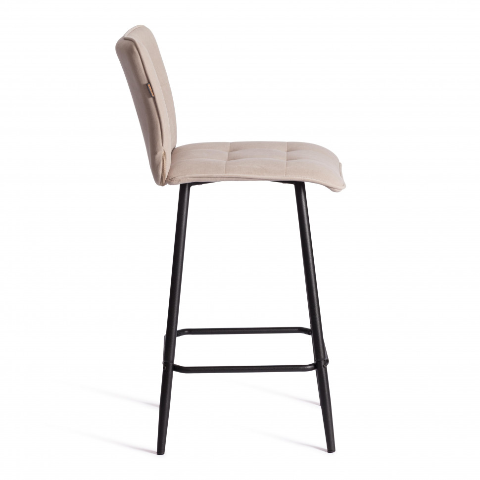 Полубарный стул  Bari/Бари велюр, бежевый, 7, 42х55х99 см