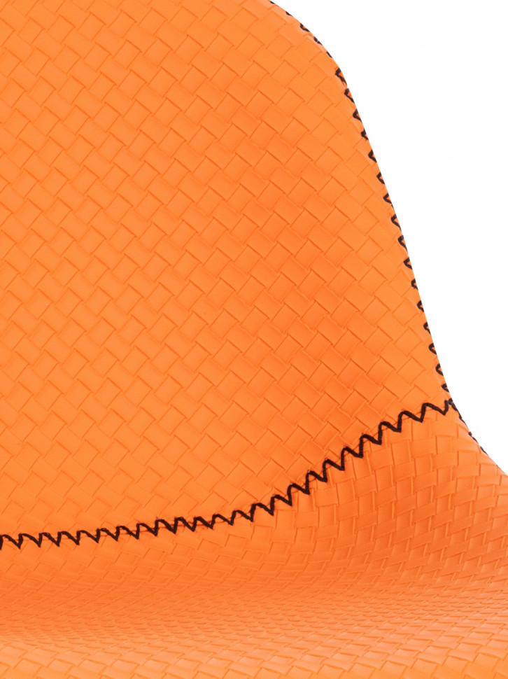 Барный стул Everprof Smile (Смайл) Black Экокожа Оранжевый