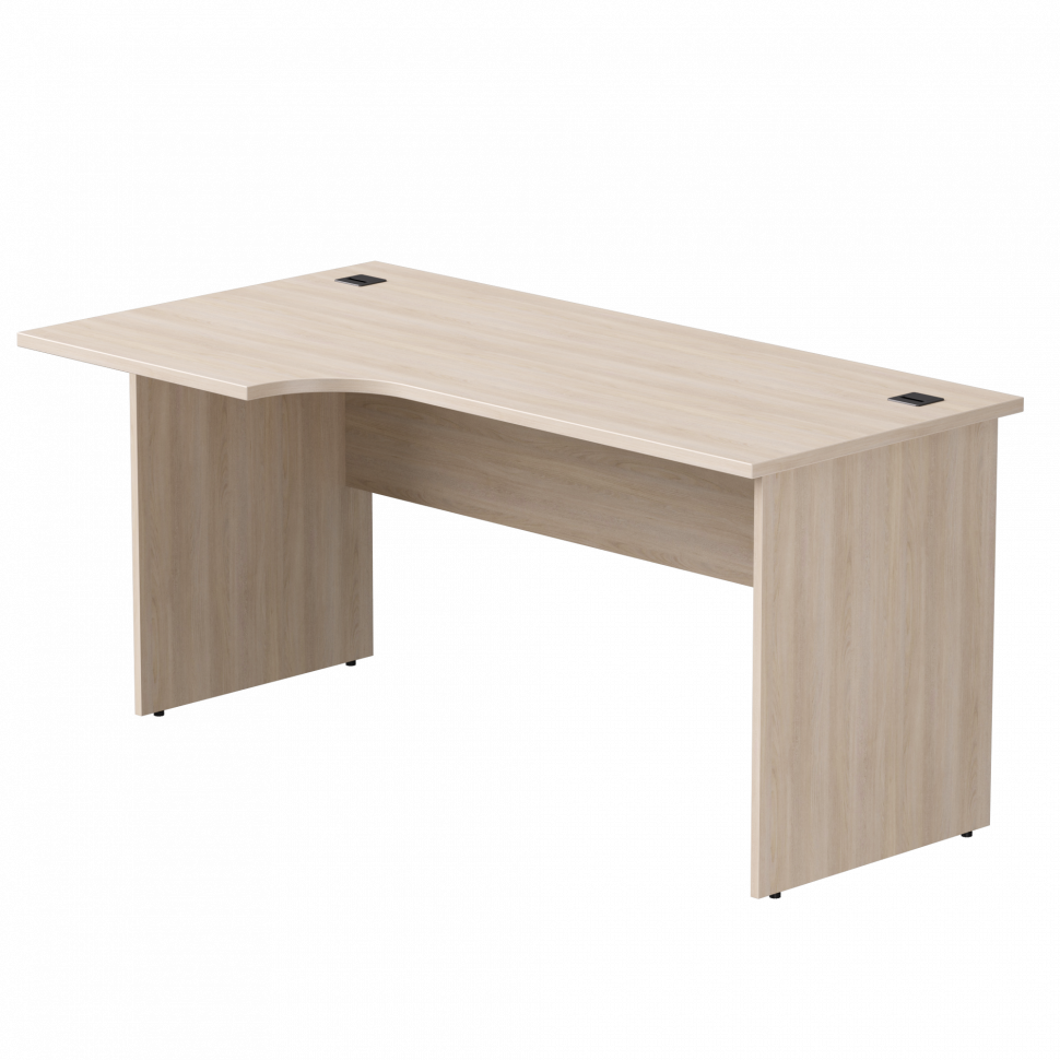 Стол эргономичный левый Everprof EVO (ЭВО) опоры ЛДСП 1580х670(870)x755 мм Дуб Соната