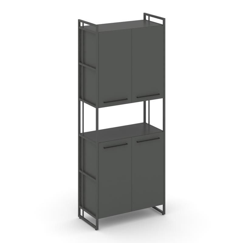 Rift Шкаф 5 ниш широкий RF.SS-52 Антрацит NEW/Металл Антрацит NEW/Черный Ручки 798*396*2010