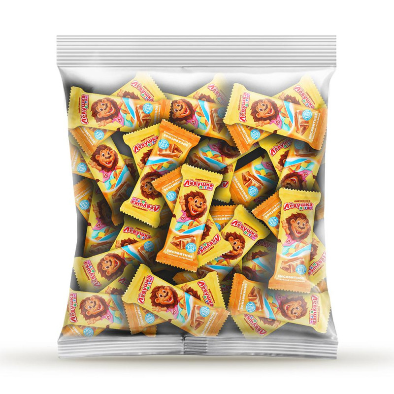 Пирожное бисквитное Левушка детям с вареной сгущенкой, 500г