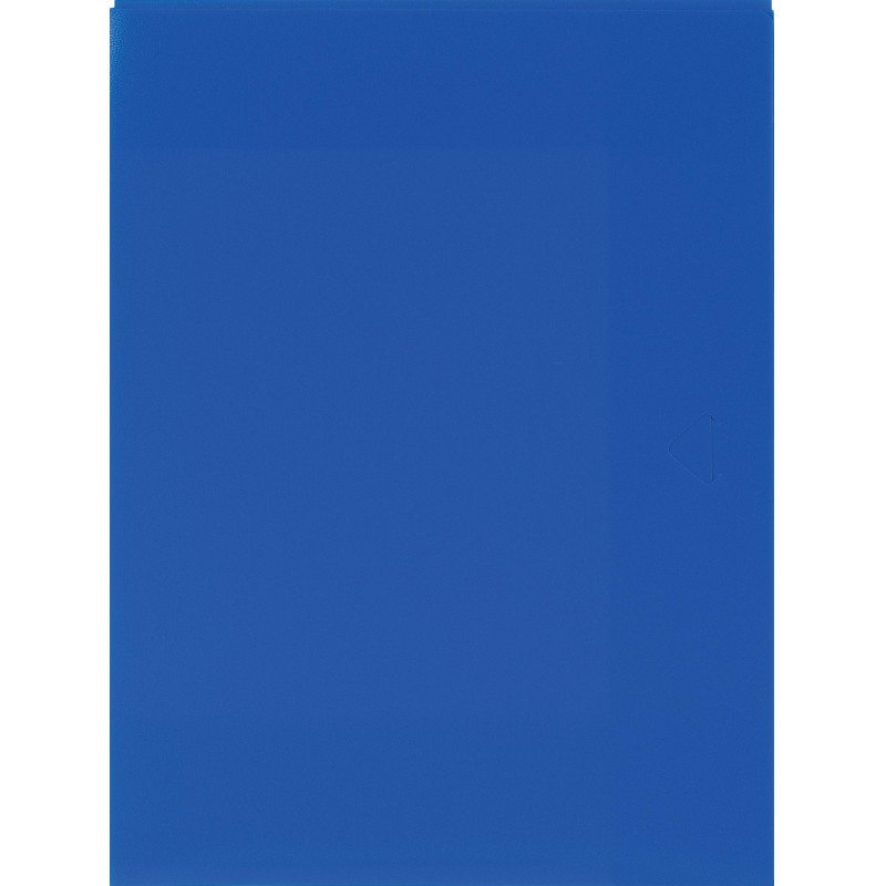 Папка на резинках короб Attache  А4 на клапане, синяя