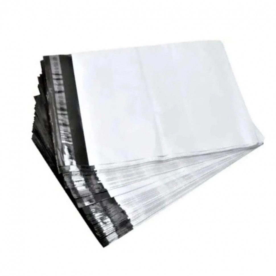 Курьер-пакет ПВД без печати, без ксд, размер 150x200+40, 45мкм, 25 шт/уп