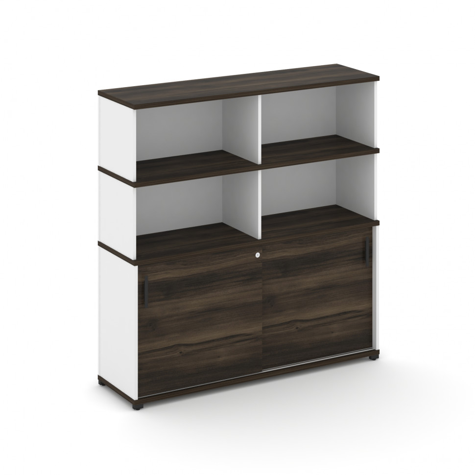 Concept Шкаф-купе опорный/приставной с надставкой выс. CN.SOPK-006 B Дуб Мали/Белый Бриллиант/Металл Concept Шкаф-купе опорный/приставной с надставкой выс. CN.SOPK-006 B Дуб Мали/Белый Бриллиант/Металл