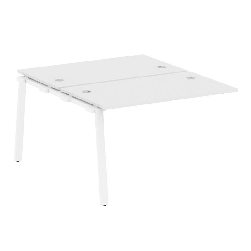 Metal System Проходной элемент рабочей станции на А-образном м/к БА.ПРС-СП-2.2 Белый/Металл Белый 12