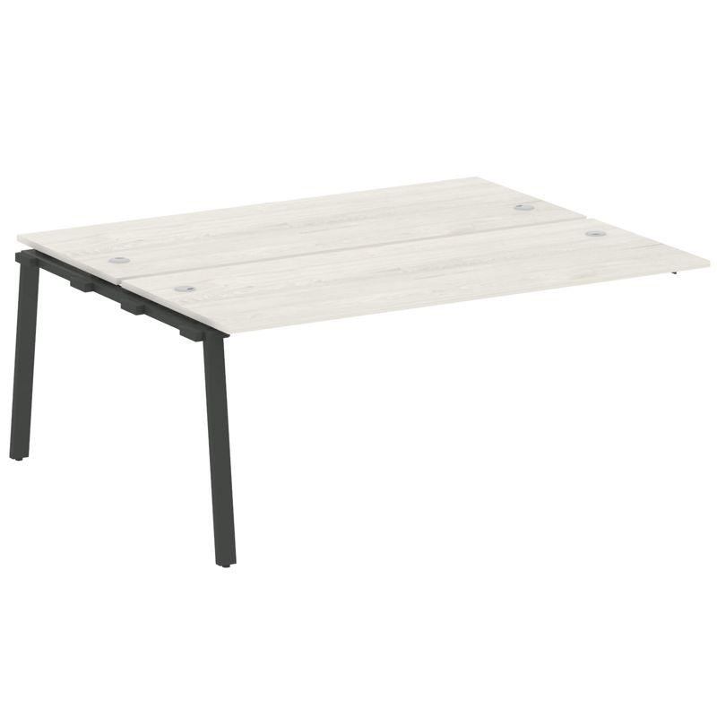 Metal System Проходной элемент рабочей станции на А-образном м/к БА.ПРС-СП-2.5 Дуб Наварра/Металл Ан