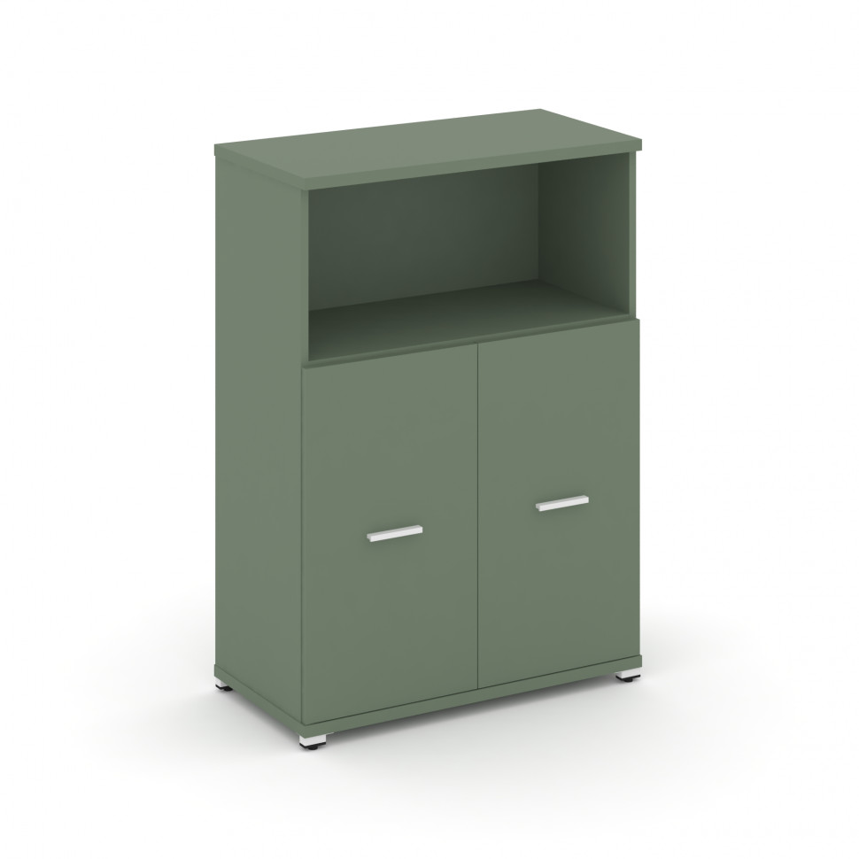 Concept Шкаф 1 широкая секция, 3 ниши CN.STS-313 W Кобо/Металл Белый 836*420*1186