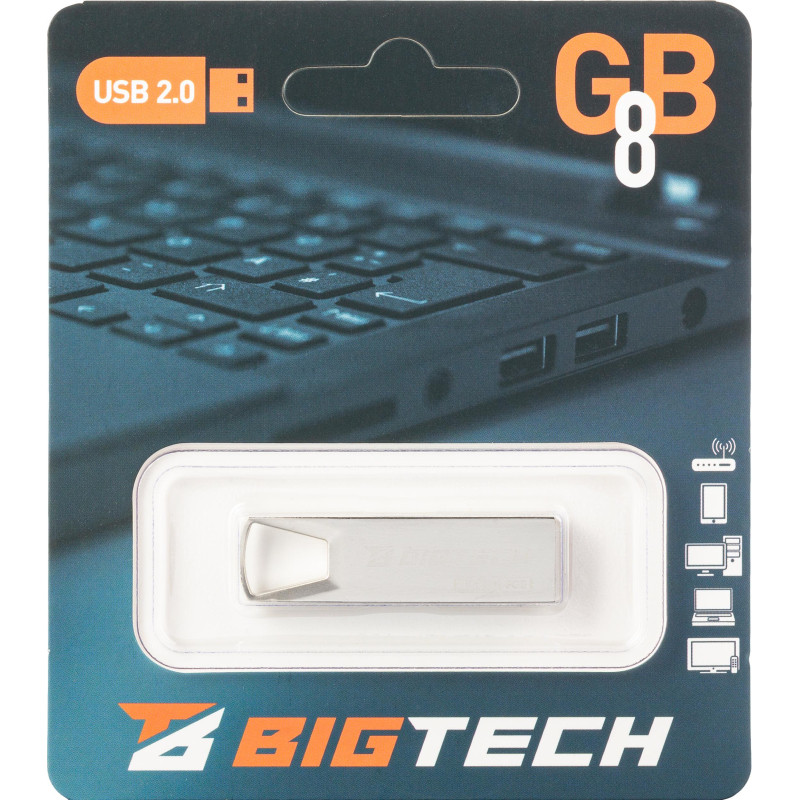 Флеш-память BigTech UFD013, USB2.0, 8GB