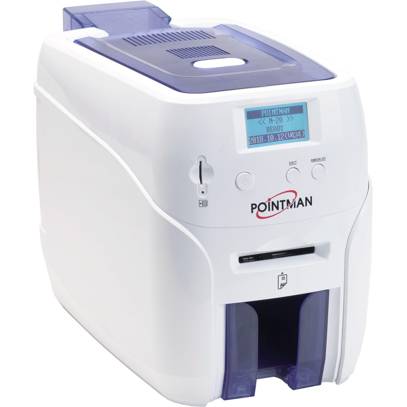 Принтер двухсторонний Pointman N20, подача1/100, прием-50карт, USB&amp;Ethernet