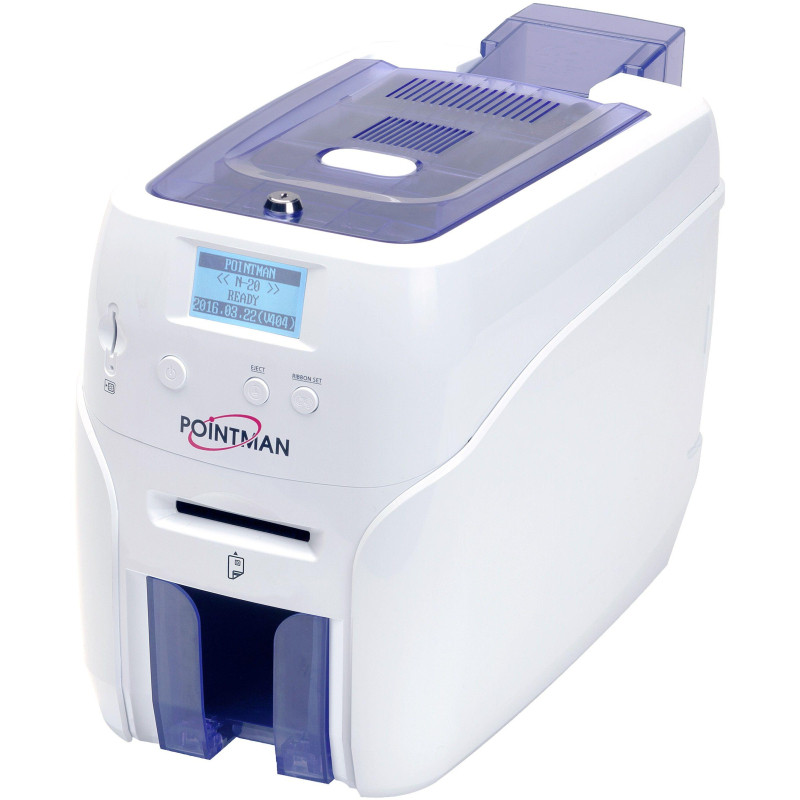 Принтер двухсторонний Pointman N20, подача1/100, прием-50карт, USB&amp;Ethernet