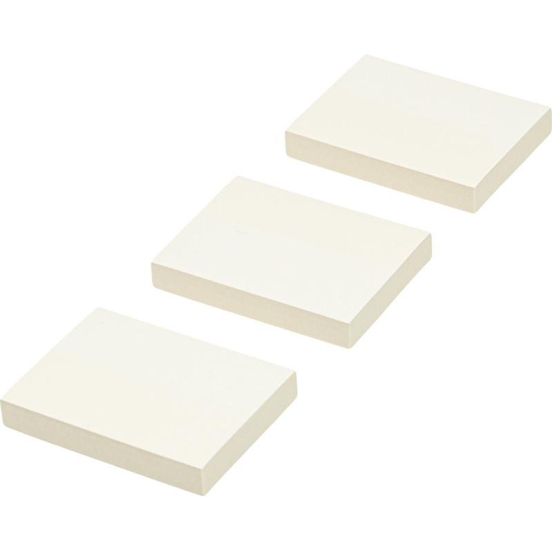 Стикеры ATTACHE с клеев.краем 38х51 желтый 100л. 3 шт/наб