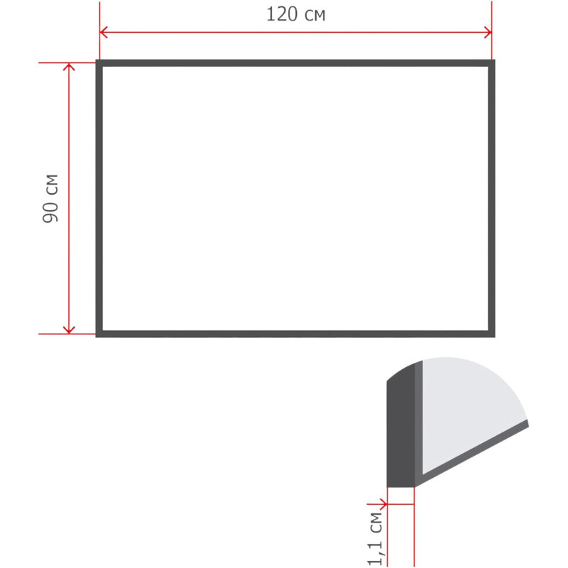 Доска текстильная для информ.90х120 синяя Attache Россия