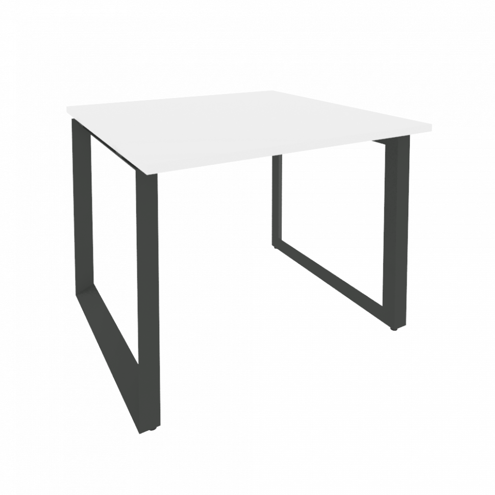 Onix Стол переговорный O.MO-PRG-1.1 Белый Бриллиант/Металл Антрацит 980*980*750 Onix Стол переговорный O.MO-PRG-1.1 Белый Бриллиант/Металл Антрацит 980*980*750