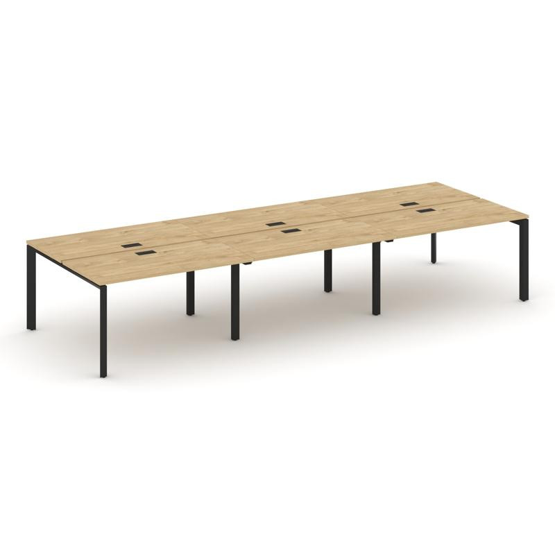 Style Project Рабочая станция двухсторонняя SN-59P.DRS-073 Тиквуд Светлый/Металл Черный/Черный Заглу