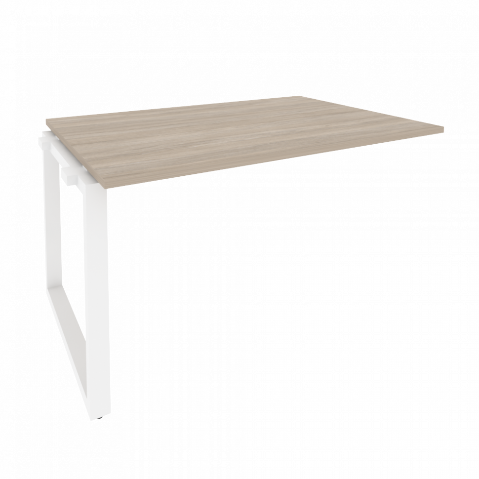 Onix Проходной наборный элемент переговорного стола O.MO-NPRG-3 Дуб Аттик/Металл Белый 1380*980*750 Onix Проходной наборный элемент переговорного стола O.MO-NPRG-3 Дуб Аттик/Металл Белый 1380*980*750