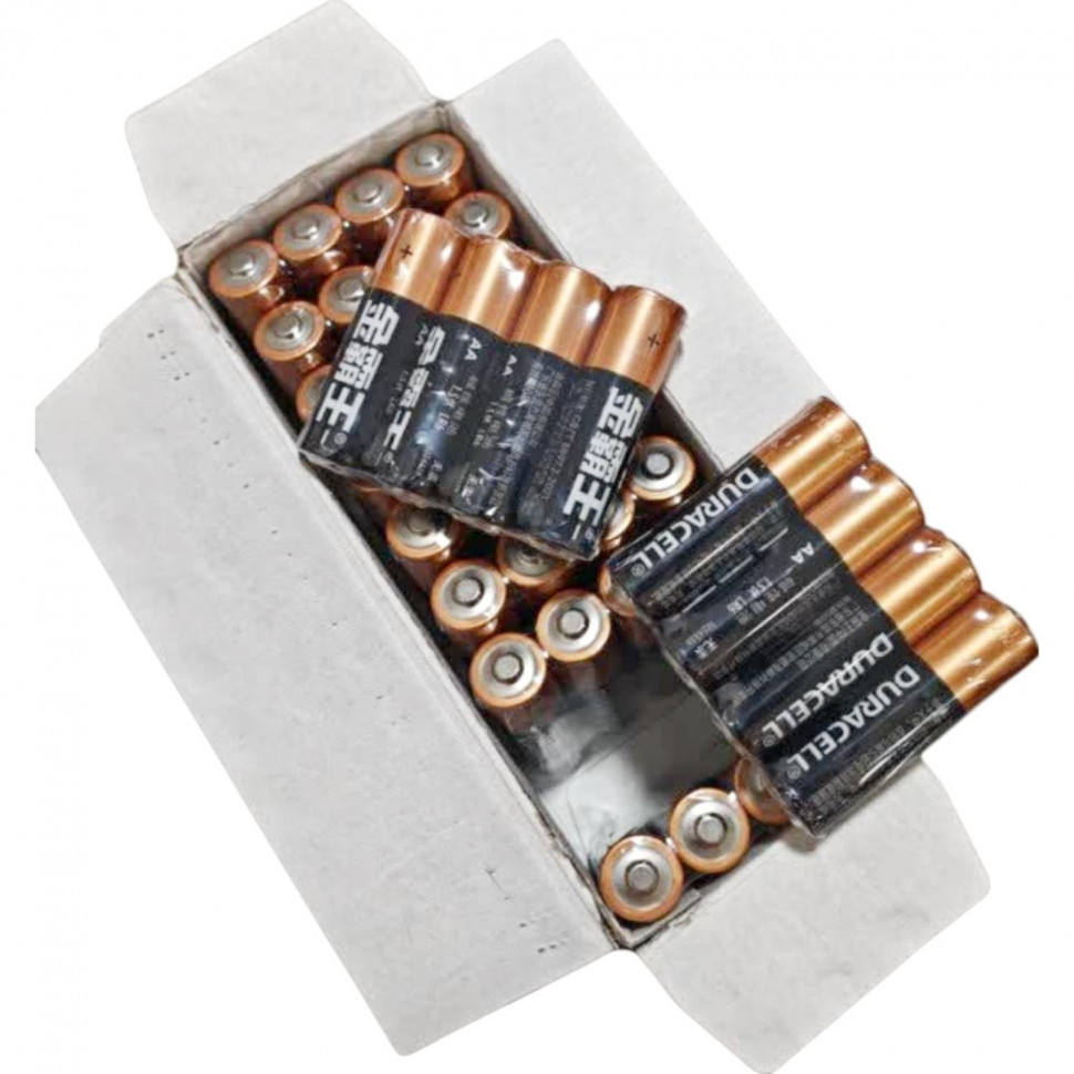 Батарейка Duracell AA/LR6-40BOX, 40 шт/уп Батарейка Duracell AA/LR6-40BOX, 40 шт/уп