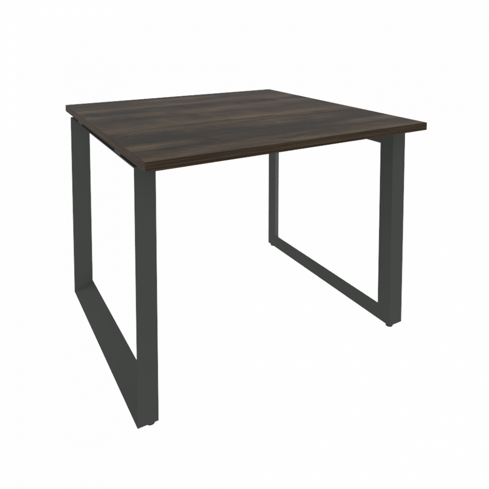 Onix Стол переговорный O.MO-PRG-1.1 Дуб Мали/Металл Антрацит 980*980*750