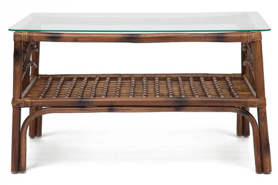 Столик кофейный Secret De Maison Kavanto  натуральный ротанг, 83*53*47 см, коричневый античный / Brown Antique