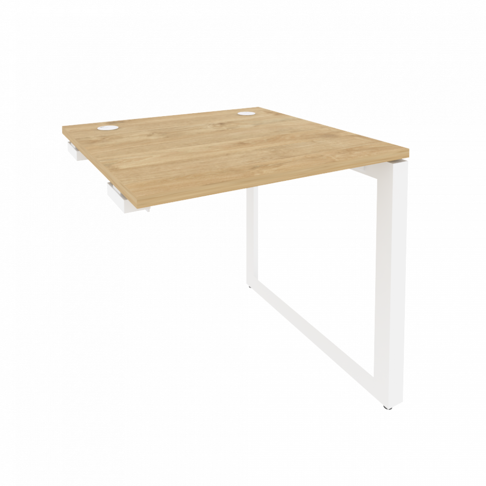 Onix Стол-приставка на О-образном м/к к опорным элементам O.MO-SPR-0.8 Тиквуд Светлый/Металл Белый 7