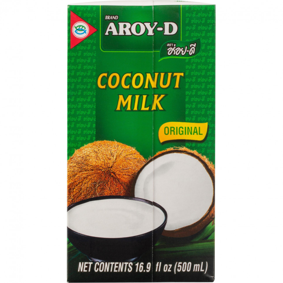 Напиток растительный Aroy-D молоко кокосовое, жирность 17-19%, 0,5 л