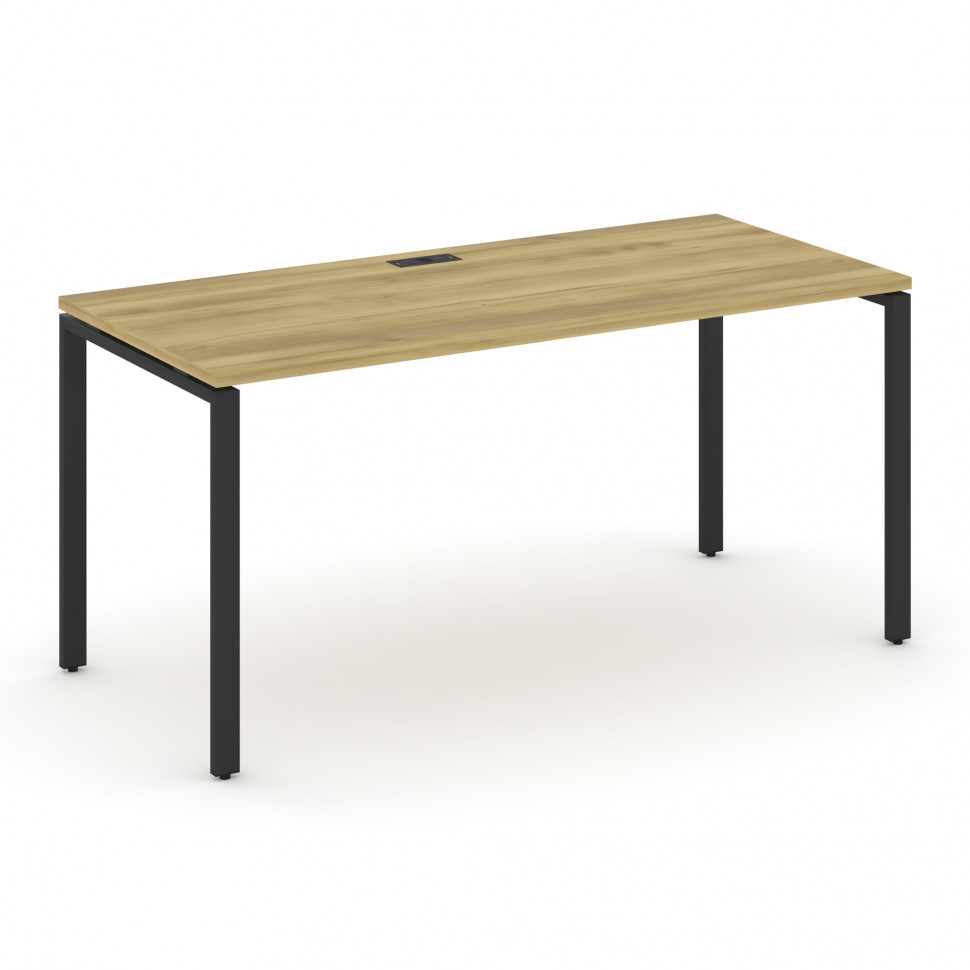Concept Стол письменный CN.SP-004 Дуб Винченцо/Металл Черный 1580*720*750