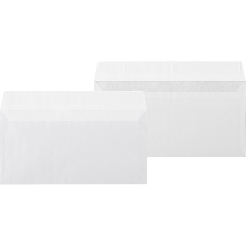 Конверт белый E65стрип 110х220 80г КОМУС 50 шт/уп