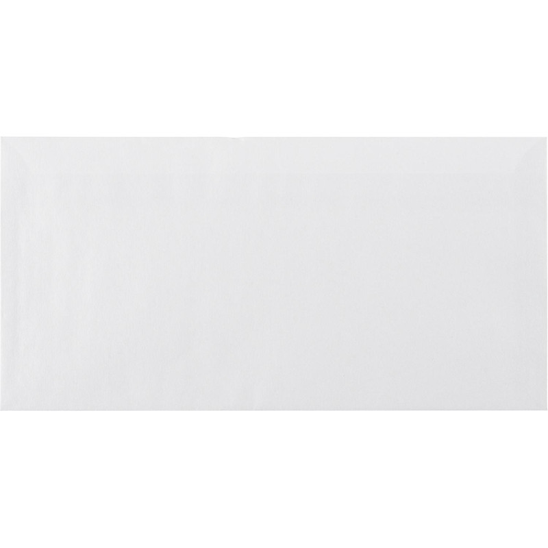 Конверт белый E65стрип 110х220 80г КОМУС 50 шт/уп