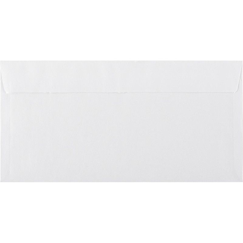 Конверт белый E65стрип 110х220 80г КОМУС 50 шт/уп