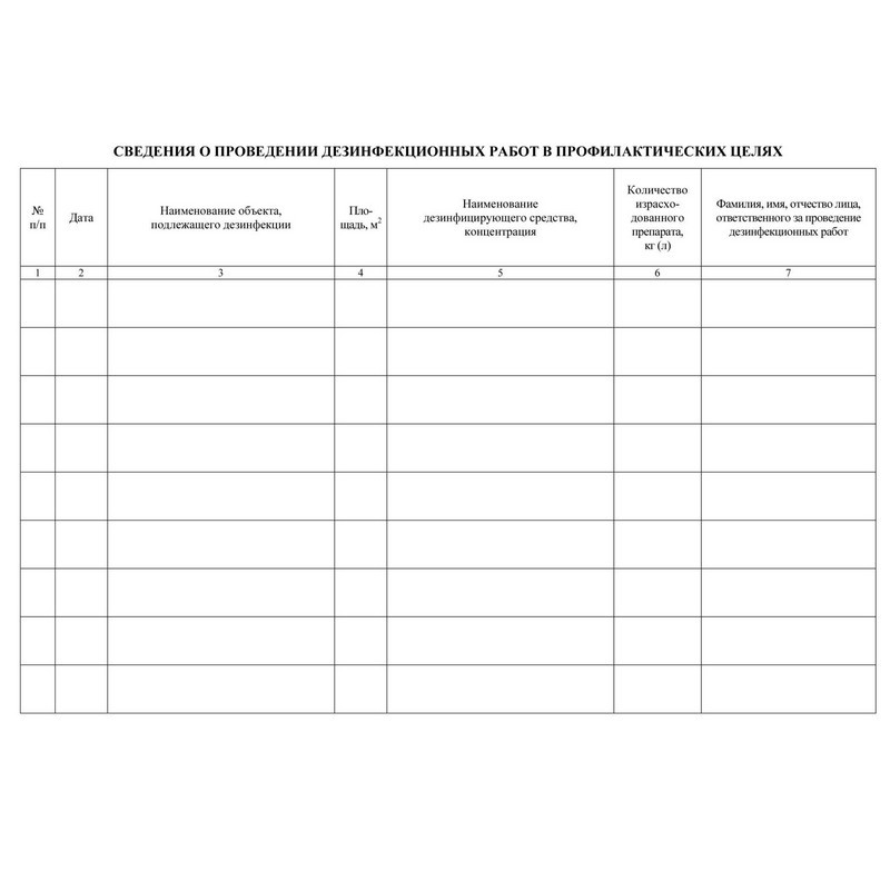 Журнал учёта получения и расх.дезинф.ср-в и провед.дезинф.работ,КЖ-595/1