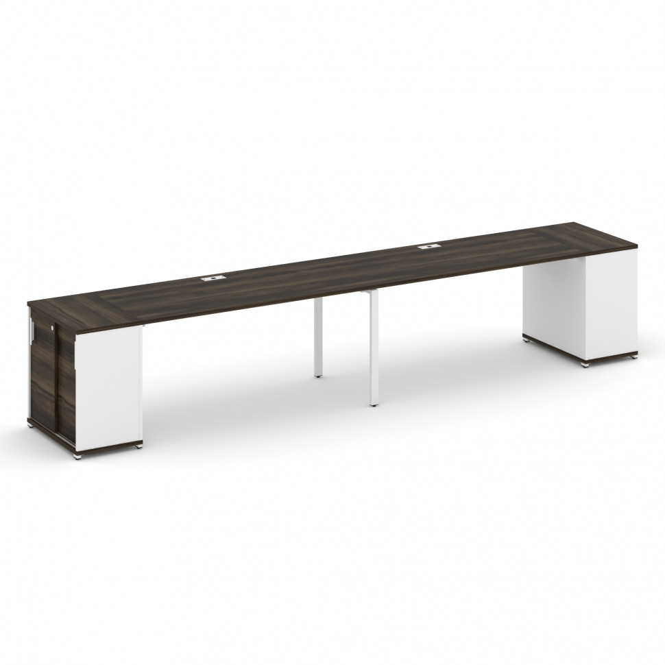 Concept Рабочая станция с опорными шкафом-купе CN.ORS-236 W Дуб Мали/Белый Бриллиант/Металл Белый 40 Concept Рабочая станция с опорными шкафом-купе CN.ORS-236 W Дуб Мали/Белый Бриллиант/Металл Белый 40