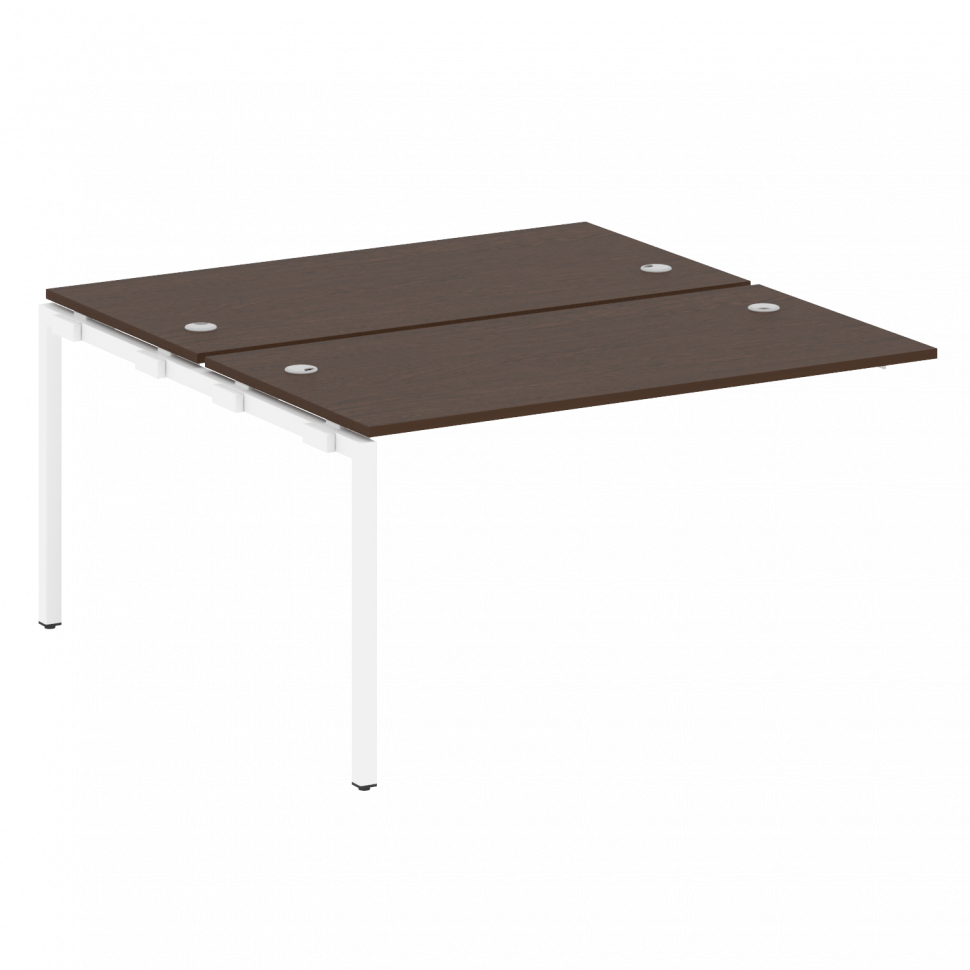 Metal System Quattro Проходной элемент рабочей станции на П-образном м/к 40БП.ПРС-СП-2.3 Венге Цаво/ Metal System Quattro Проходной элемент рабочей станции на П-образном м/к 40БП.ПРС-СП-2.3 Венге Цаво/