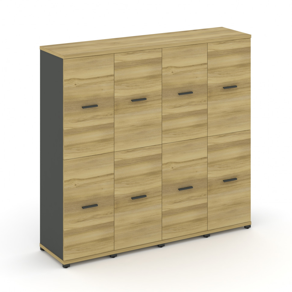 Concept Шкаф 4 узкие секции, 4 ниши CN.STU-442 A Дуб Винченцо/Антрацит/Металл Антрацит 1668*420*1554 Concept Шкаф 4 узкие секции, 4 ниши CN.STU-442 A Дуб Винченцо/Антрацит/Металл Антрацит 1668*420*1554