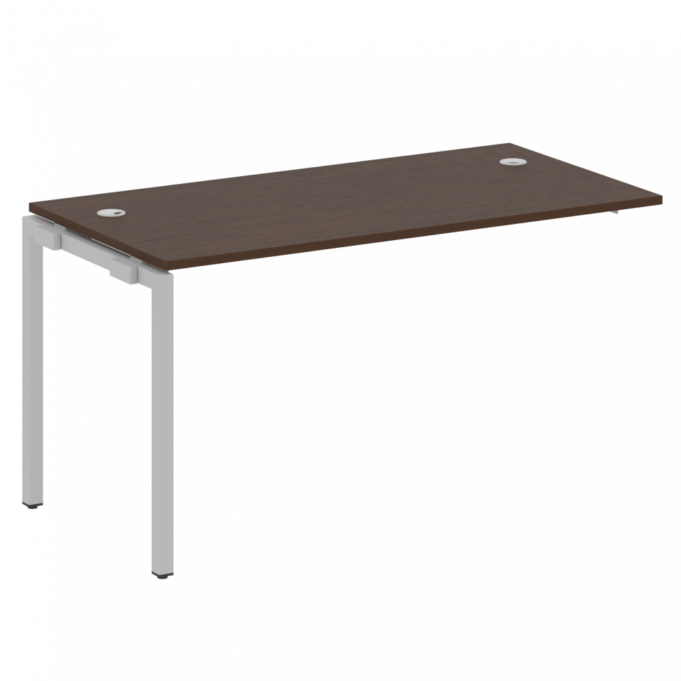 Metal System Quattro Проходной элемент рабочей станции на П-образном м/к 40БП.ПРС-СП-1.3 Венге Цаво/ Metal System Quattro Проходной элемент рабочей станции на П-образном м/к 40БП.ПРС-СП-1.3 Венге Цаво/