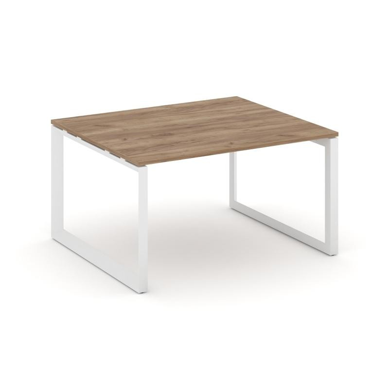 Style Project Стол переговорный SN-59O.SPRG-034.3 Дуб Табак/Металл Белый 1580*1180*750