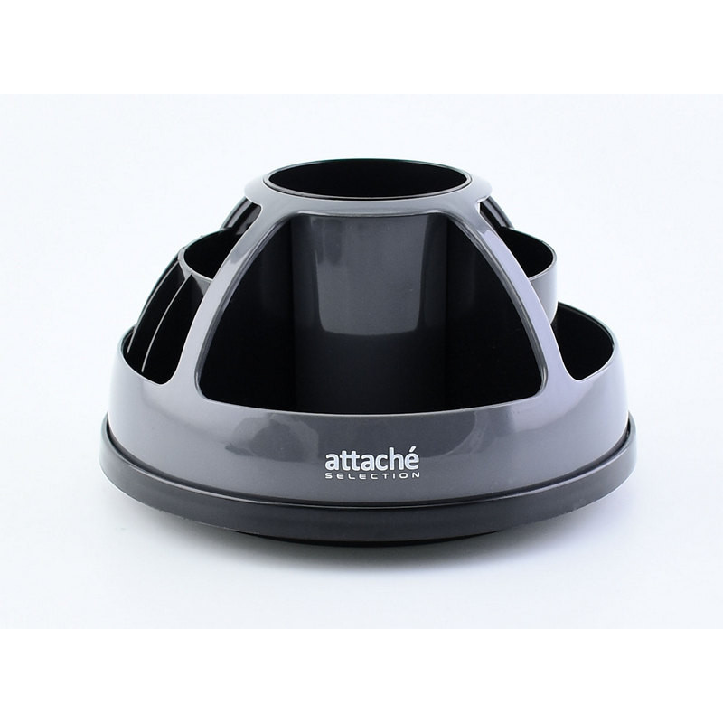 Набор настольный Attache Selection для канц мелочей черный/серый 360